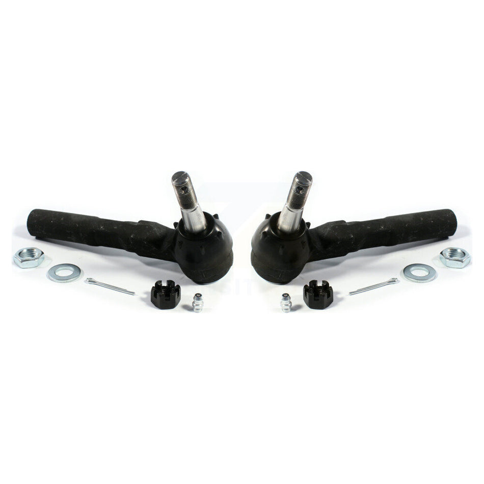 Front Outer Tie Rod End Pair For Chevrolet Silverado 1500 GMC Sierra Pontiac Montana Am K72-101334