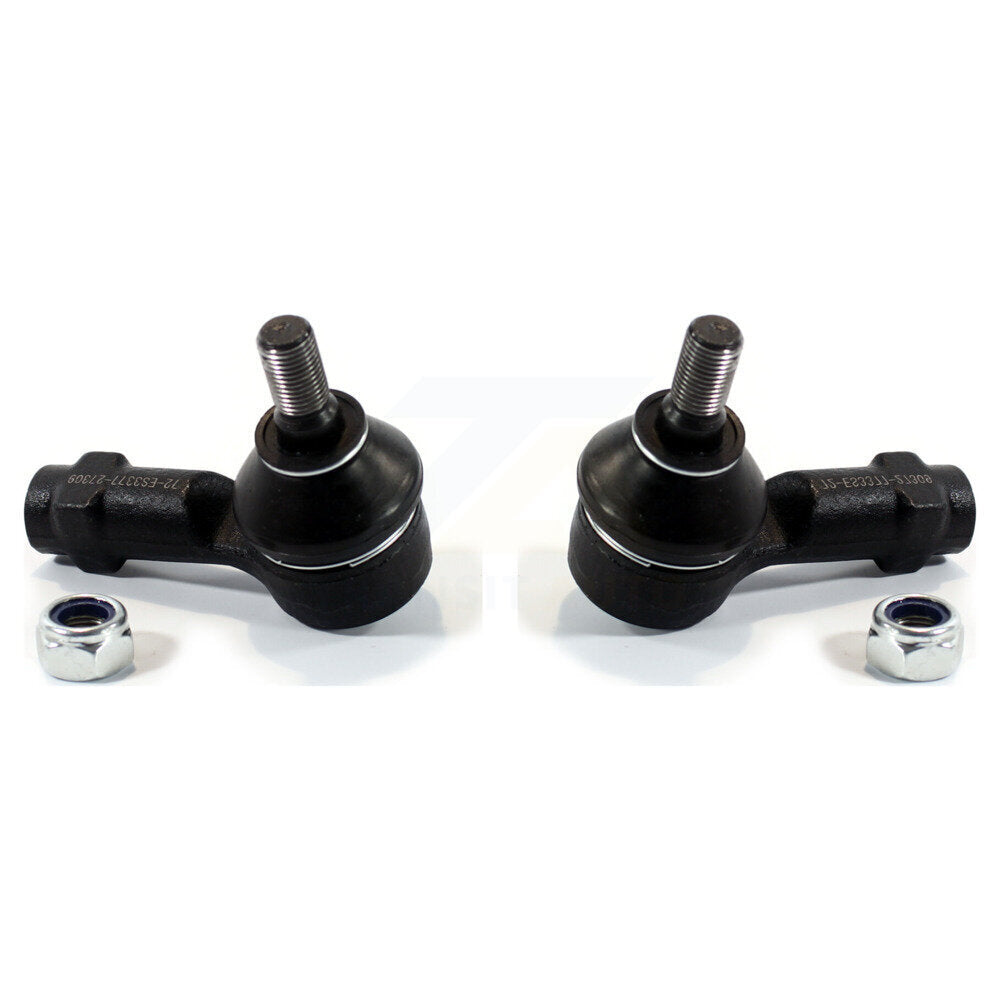 Front Outer Tie Rod End Pair For Hyundai Elantra Kia Spectra Accent Tiburon Spectra5 K72-101361