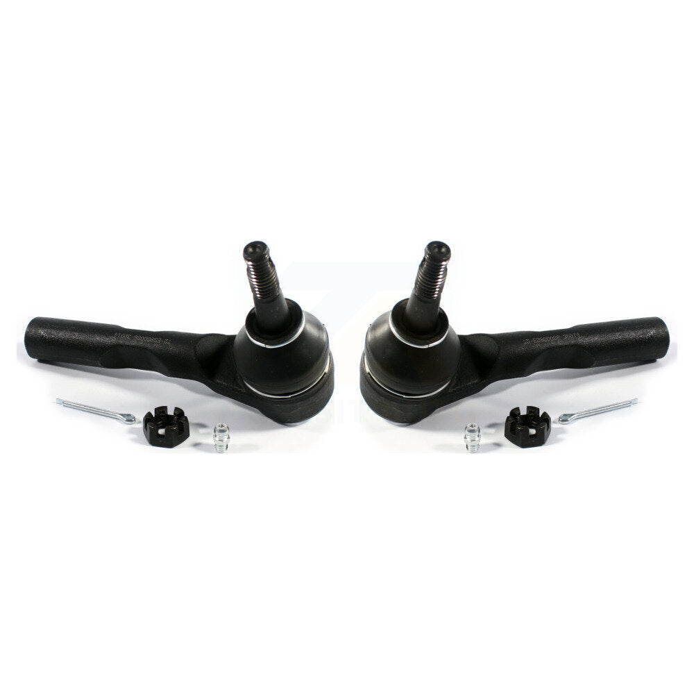 Front Outer Steering Tie Rod End Pair For Chevrolet Malibu Pontiac G6 Saturn Aura K72-101366