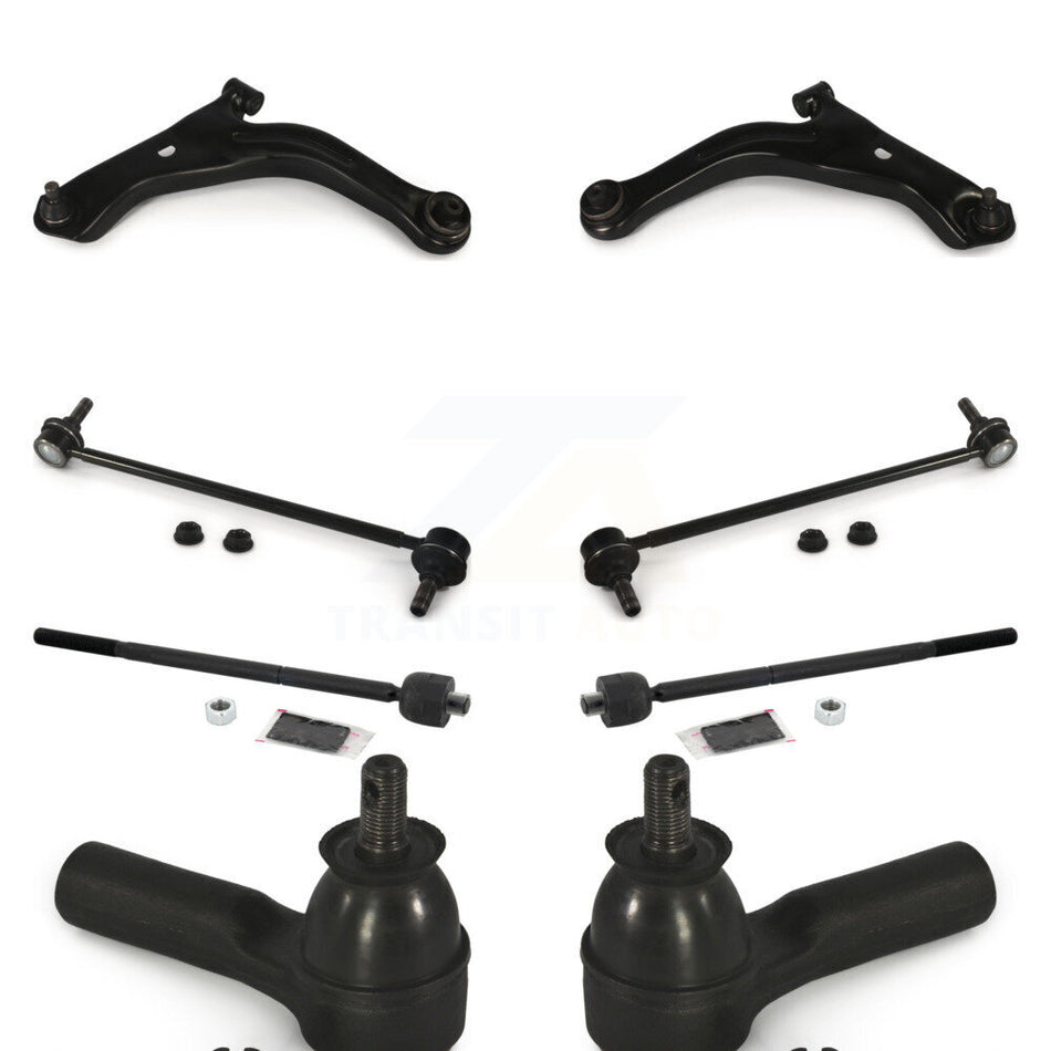 Front Suspension Control Arm Ball Joint Tie Rod End Link Kit (8Pc) For Ford Escape Mazda K72-101525