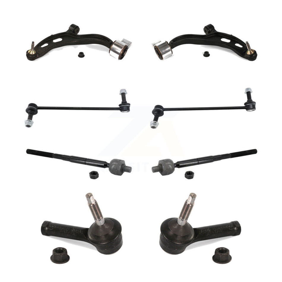 Front Suspension Control Arm Ball Joint Tie Rod End Link Kit (8Pc) For Ford Police Sedan K72-101529