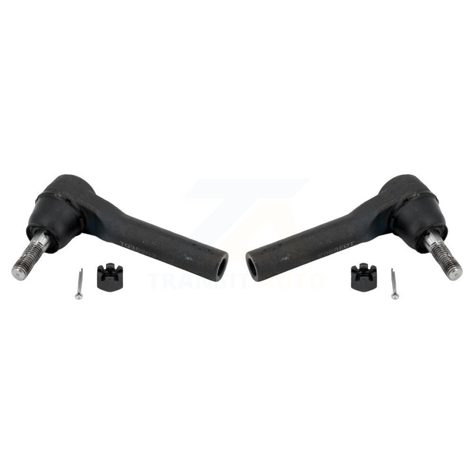 Front Outer Tie Rod End Pair For GMC Chevrolet Sierra 1500 Silverado Tahoe Yukon Cadillac K72-101605