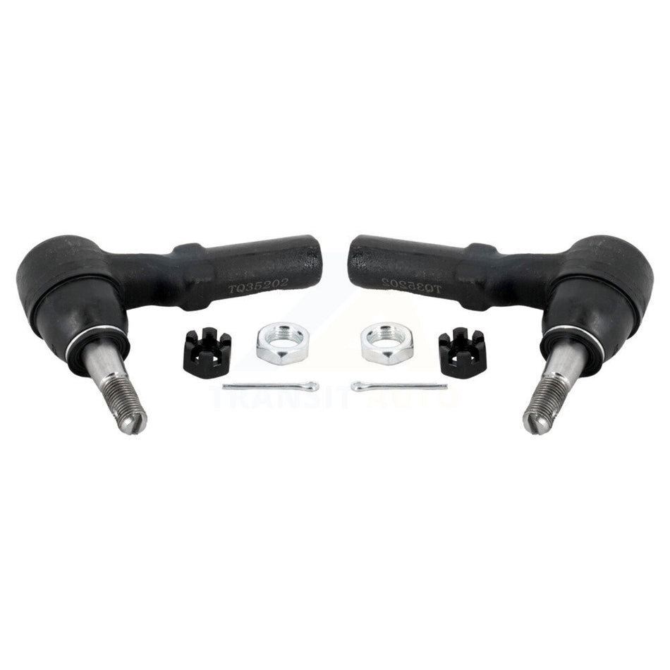 Front Outer Tie Rod End Pair For 2011-2023 GMC Chevrolet Sierra 2500 HD Silverado 3500 K72-101609