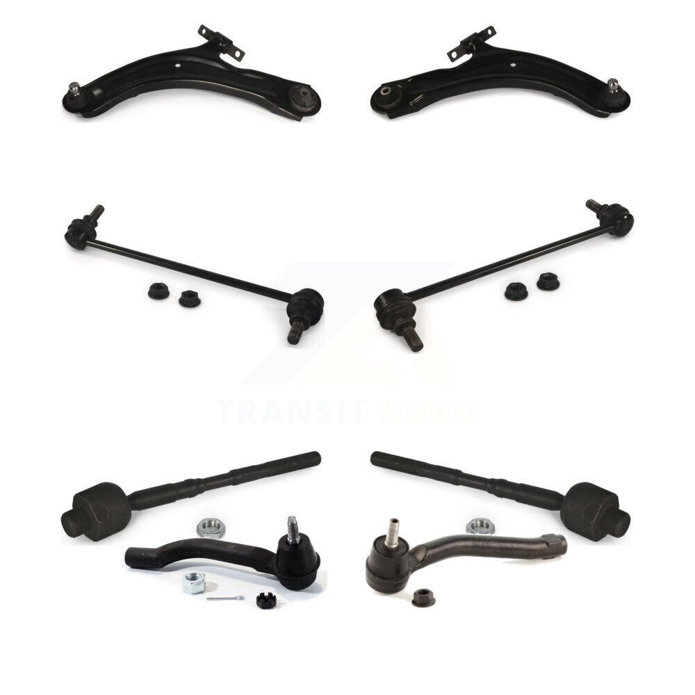 Front Lower Control Arm And Ball Joint Tie Rod End Link Kit (8Pc) For Nissan Rogue Select K72-101679