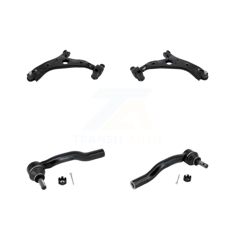 Front Suspension Lower Control Arm Assembly & Outer Tie Rod End Kit For 2014-2017 Mazda 6 K72-101694