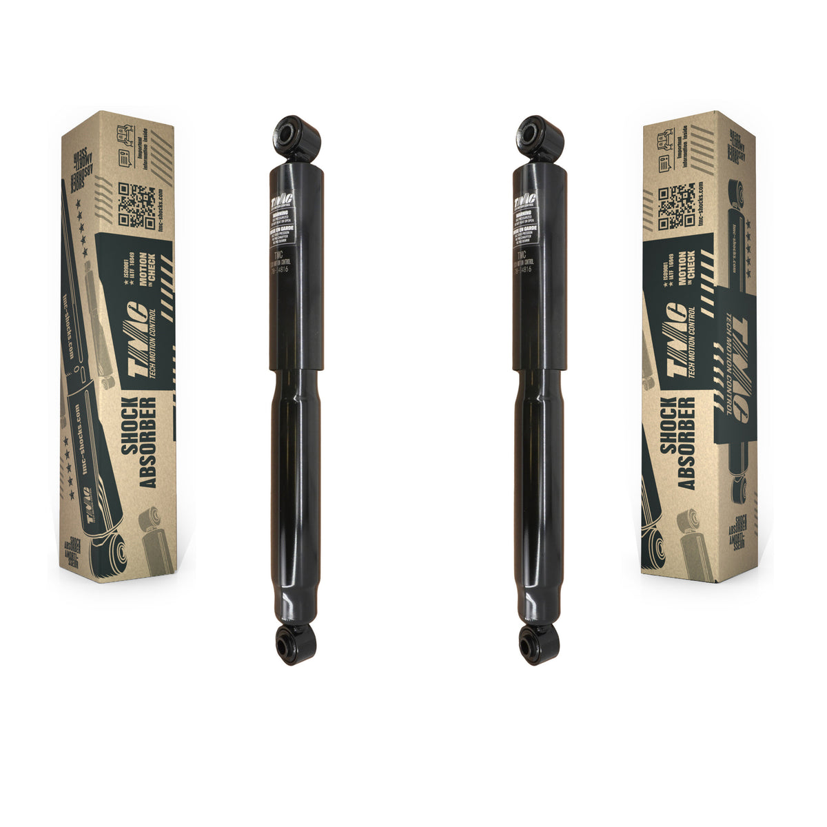 Rear Shock Absorbers Pair For 2014-2024 Ram 3500 Cab & Chassis with Leaf rear springs K78-101198