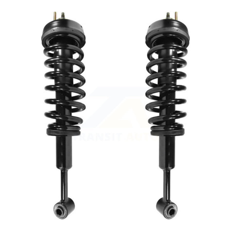 Front Complete Suspension Shocks Strut And Coil Spring Mount Assemblies Pair For 2006-2010 Ford Explorer Mercury Mountaineer Not Compatible With Sport Trac Models K78A-100058