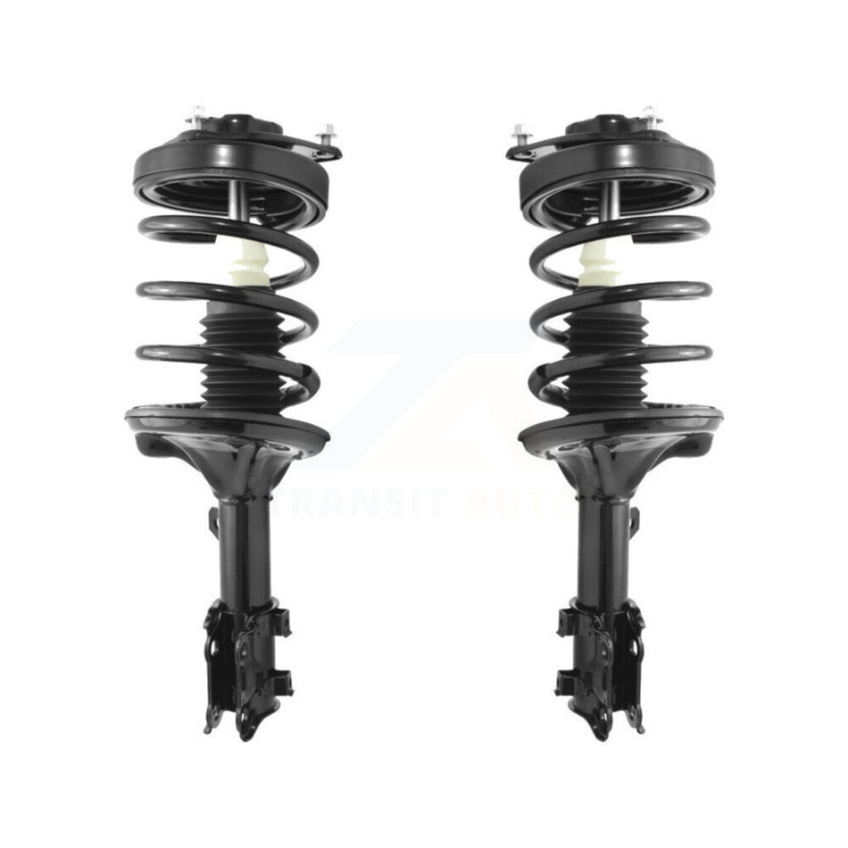 Front Complete Suspension Shocks Strut And Coil Spring Mount Assemblies Kit For Hyundai Tiburon Exclude GT Limited Model Models with Sport K78A-100082