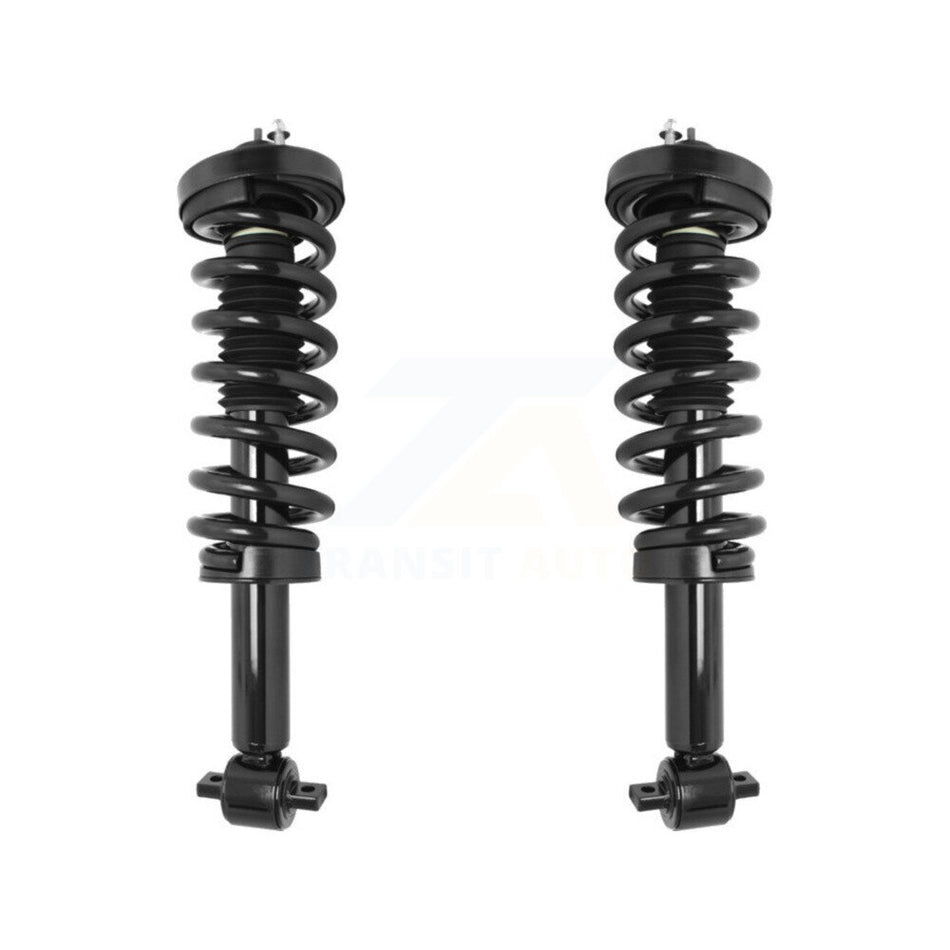 Front Complete Shock Strut Coil Spring Kit For 2014 Ford F-150 Standard Cab Pickup Extended Crew with 4WD Excludes Rear Wheel Drive; Fits All Types K78A-100104