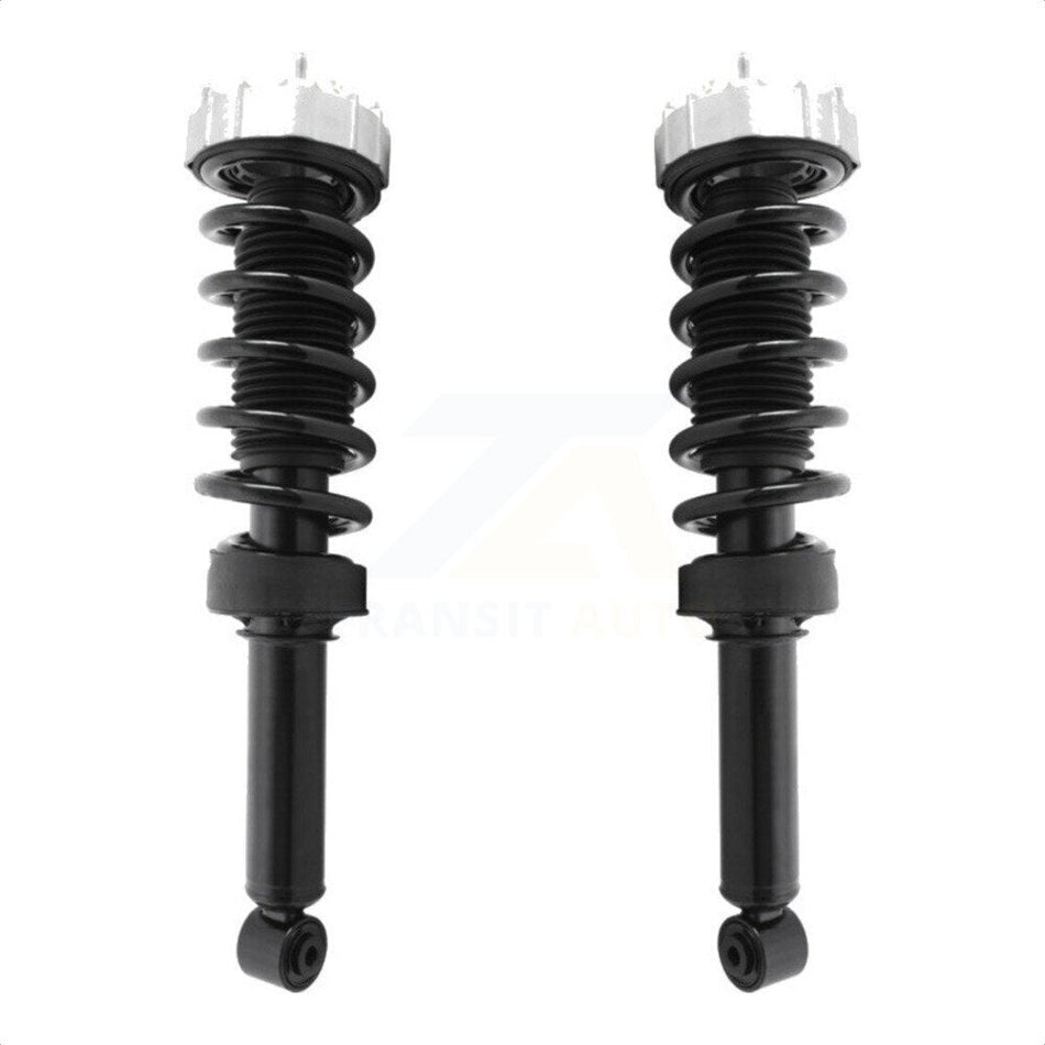 Rear Complete Suspension Shocks Strut And Coil Spring Mount Assemblies Pair For Porsche Cayenne Audi Q7 Volkswagen Touareg Excludes Models with Air Electronic K78A-100242