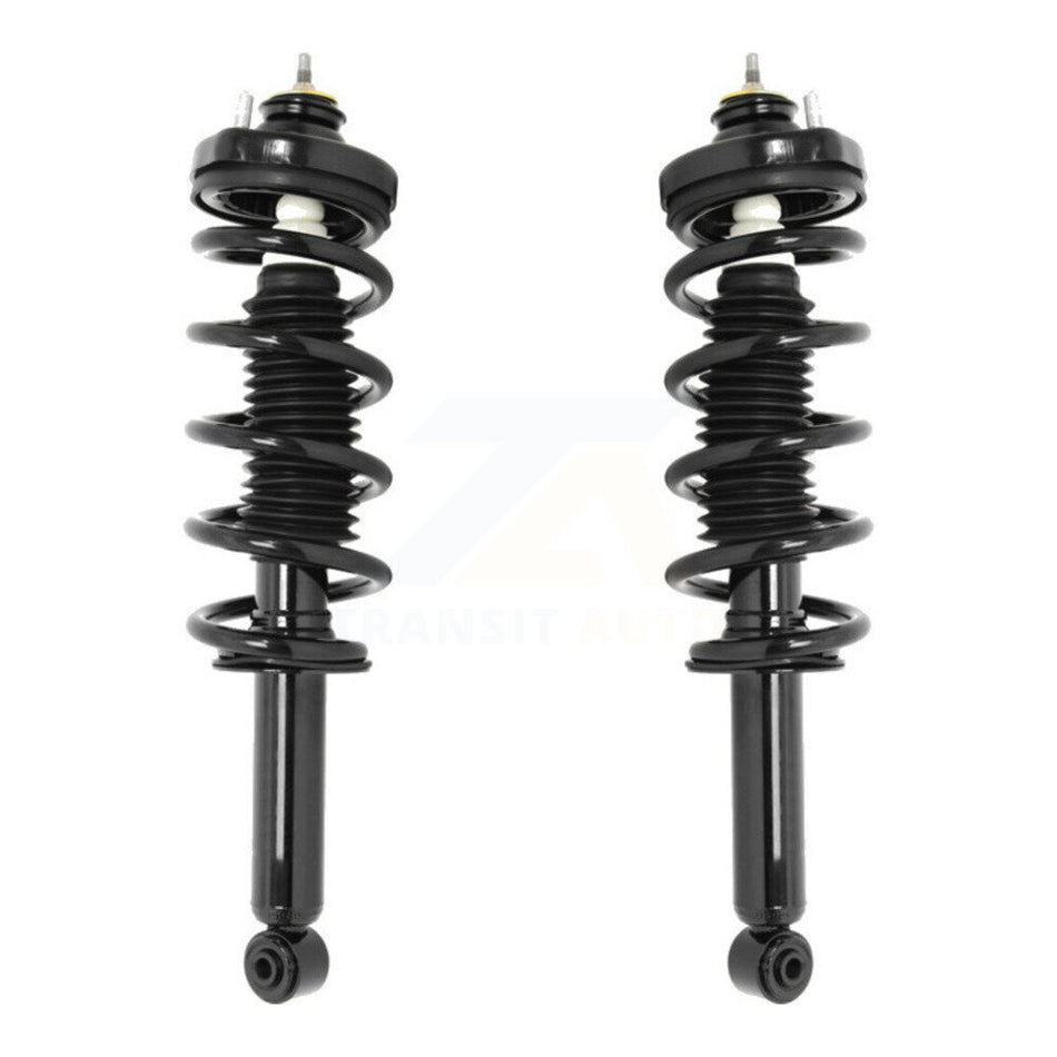 Rear Complete Suspension Shocks Strut And Coil Spring Mount Assemblies Pair For 2011-2019 Dodge Journey Excludes Performance K78A-100252