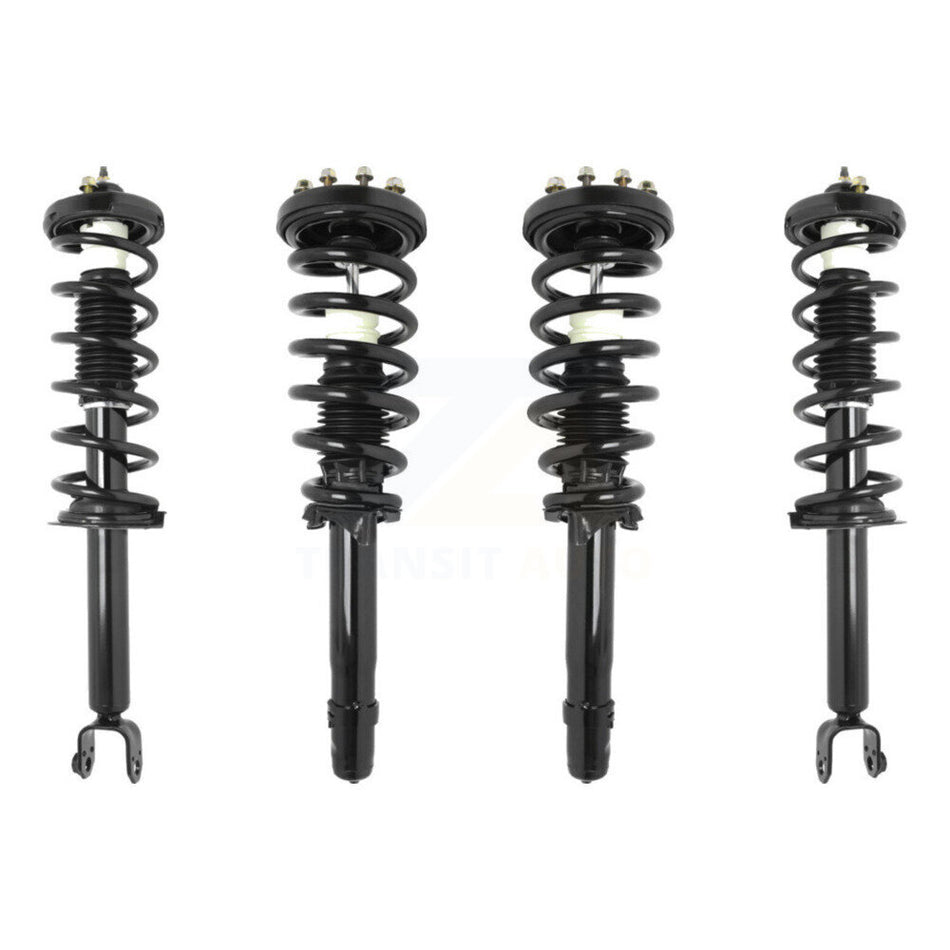 Front Rear Complete Suspension Shocks Strut And Coil Spring Mount Assemblies Kit For 2009-2014 Acura TL AWD Excludes Wheel Drive K78A-100305