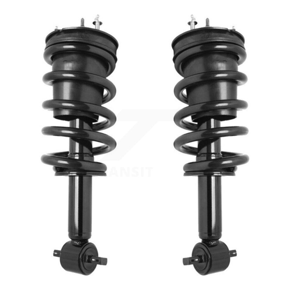 Front Complete Suspension Shocks Strut And Coil Spring Mount Assemblies Pair For Chevrolet Silverado 1500 GMC Sierra LD Limited Excludes All Wheel Drive RWD K78A-100342