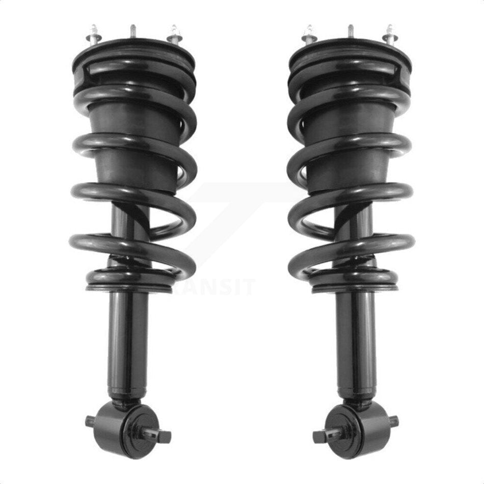 Front Complete Suspension Shocks Strut And Coil Spring Mount Assemblies Pair For Chevrolet Silverado 1500 GMC Sierra LD Limited Excludes Rear Wheel Drive 4WD K78A-100343