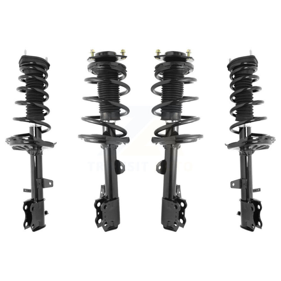 Front Rear Complete Suspension Shocks Strut And Coil Spring Mount Assemblies Kit For 2013-2016 Toyota Venza AWD Excludes Wheel Drive K78A-100350