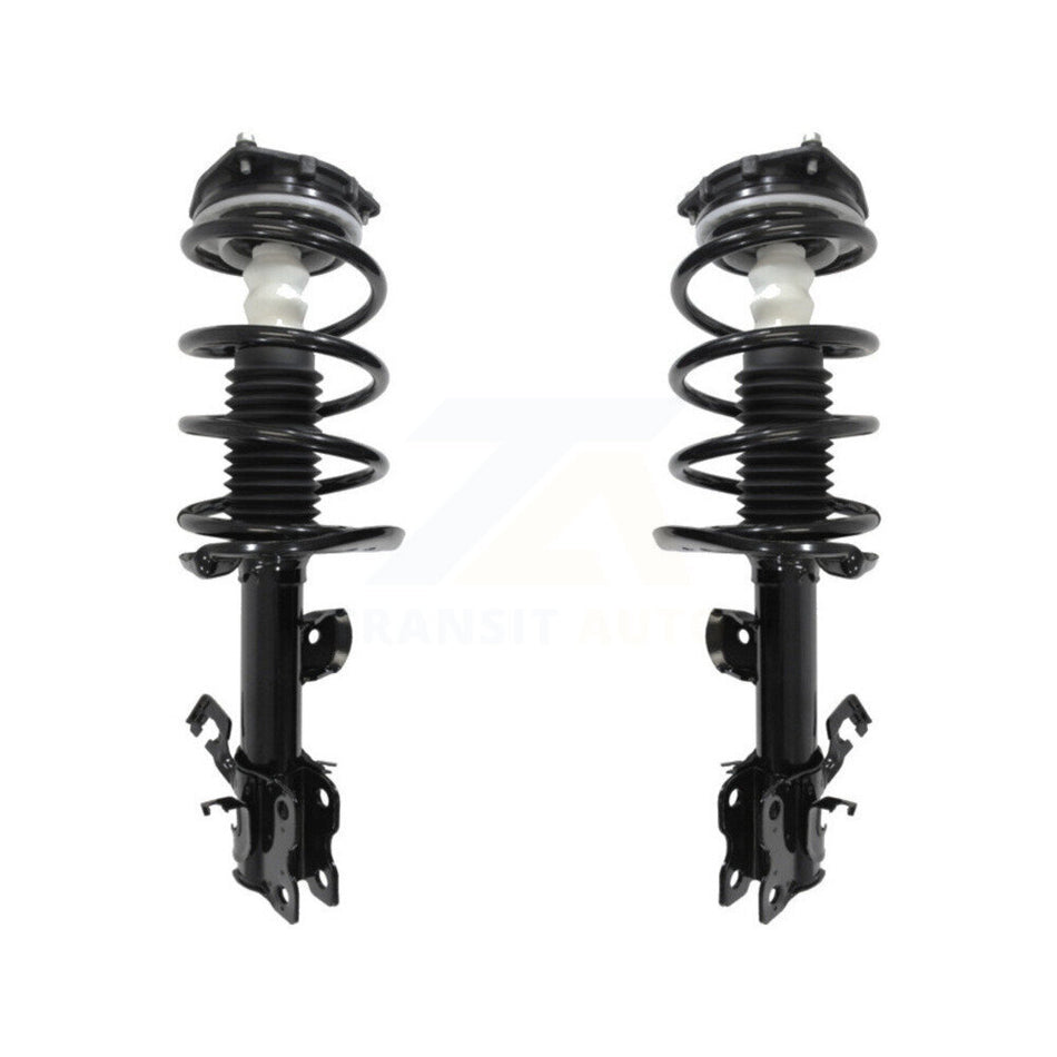 Front Complete Suspension Shocks Strut And Coil Spring Mount Assemblies Kit For 2011-2017 Nissan Juke S SL SV with FWD Excludes All Wheel Drive Nismo Models K78A-100354