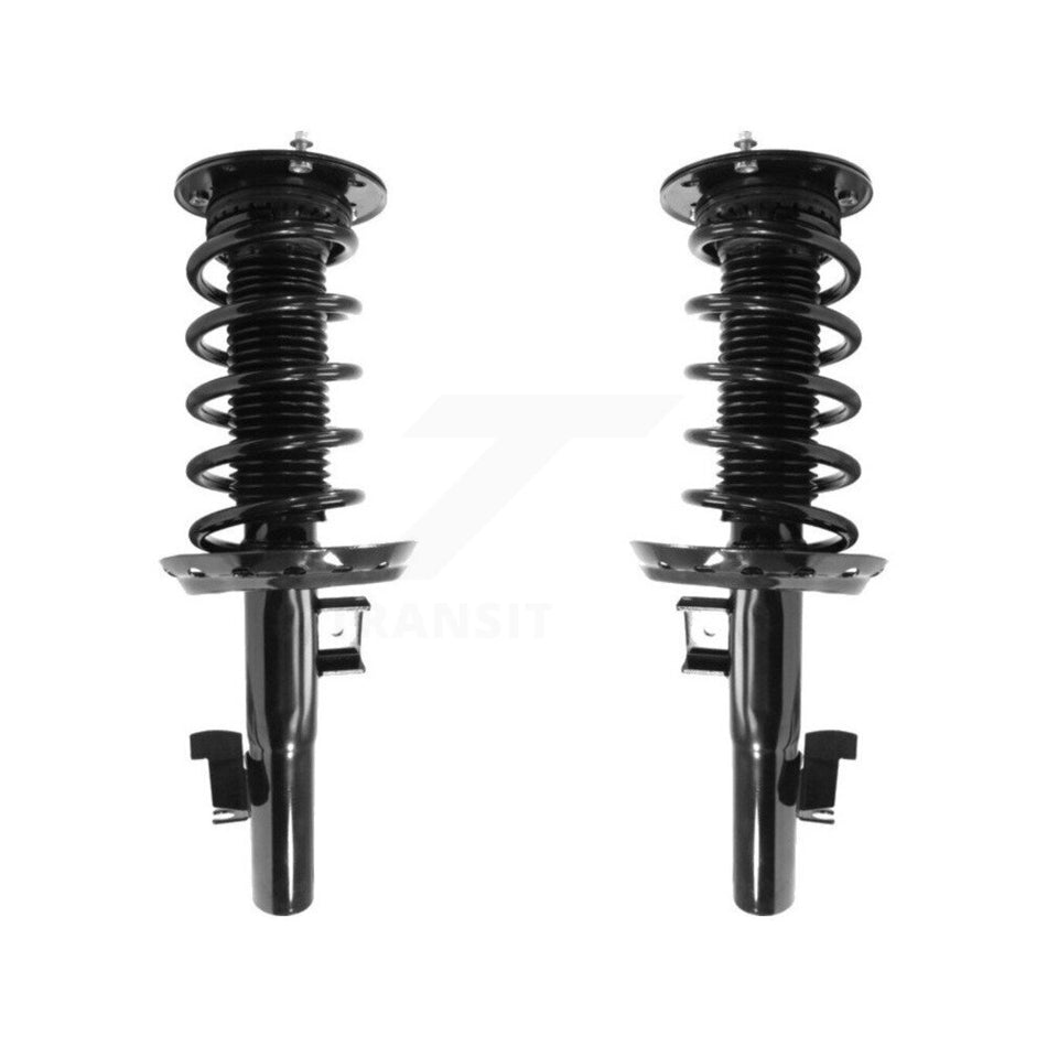 Front Complete Suspension Shocks Strut And Coil Spring Mount Assemblies Kit For Volvo S60 V60 excludes electronic adjustable suspension K78A-100366