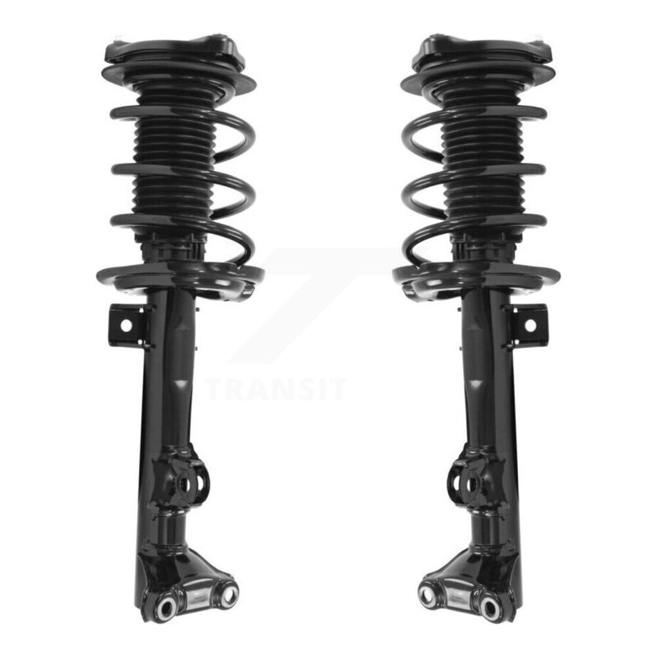 Front Complete Suspension Shocks Strut And Coil Spring Mount Assemblies Pair For Mercedes-Benz E350 E400 Excludes Sedan Wagon Models Fits RWD Coupe Covertible Only K78A-100374
