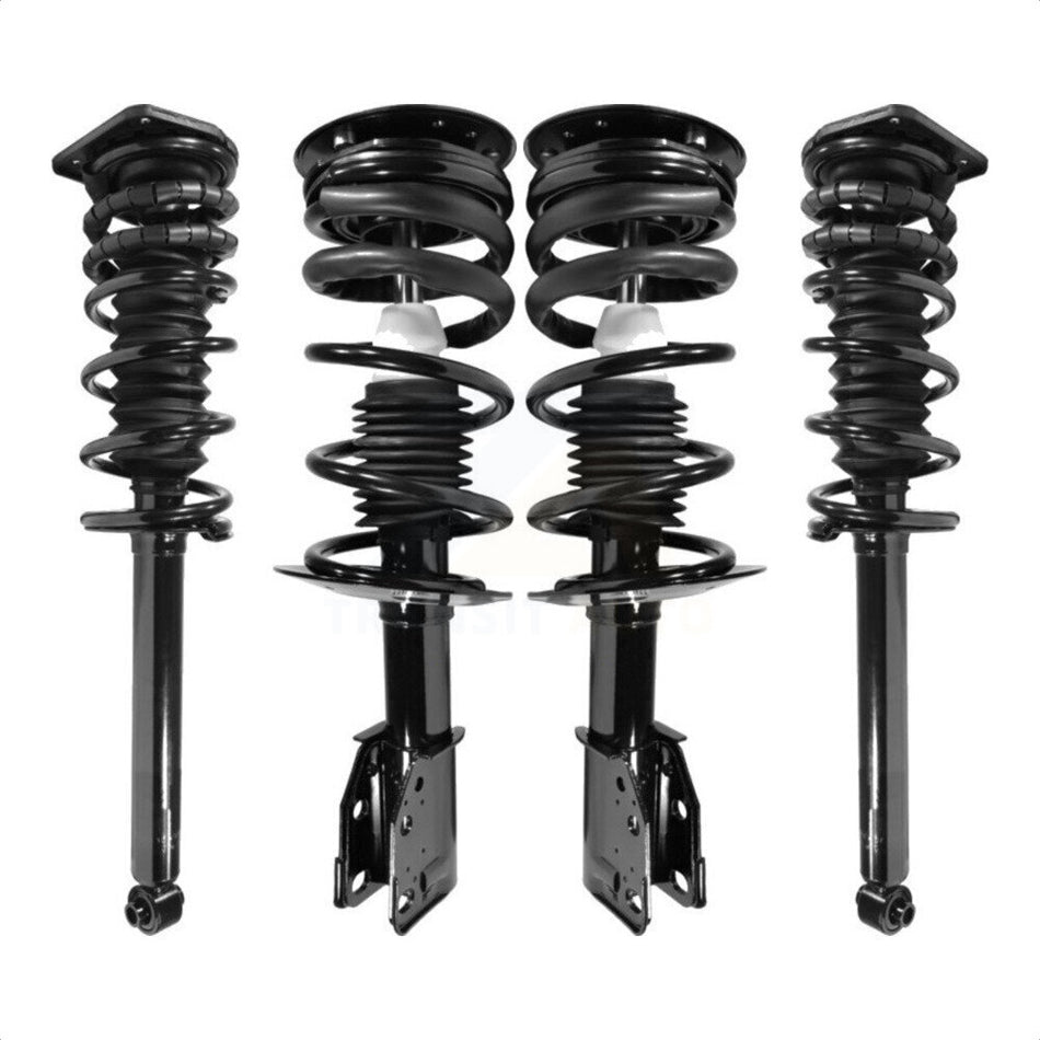 Front Rear Complete Suspension Shocks Strut And Coil Spring Mount Assemblies Kit For 1999-2005 Chevrolet Cavalier Pontiac Sunfire Second Edition Design K78A-100392