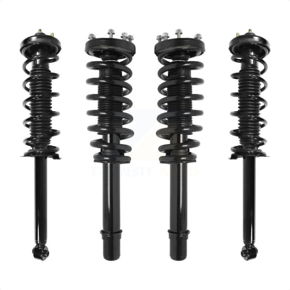 Front Rear Complete Suspension Shocks Strut And Coil Spring Mount Assemblies Kit For 2004-2008 Acura TL K78A-100396