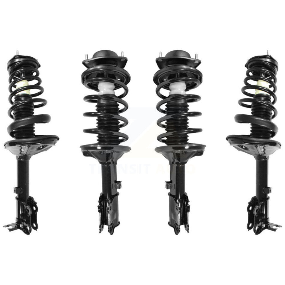 Front Rear Complete Suspension Shocks Strut And Coil Spring Mount Assemblies Kit For 2000-2005 Hyundai Accent K78A-100398