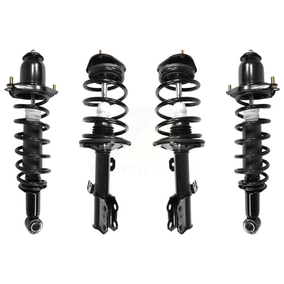 Front Rear Complete Suspension Shocks Strut And Coil Spring Mount Assemblies Kit For 2003-2008 Toyota Matrix Pontiac Vibe Excludes All Wheel Drive FWD K78A-100401
