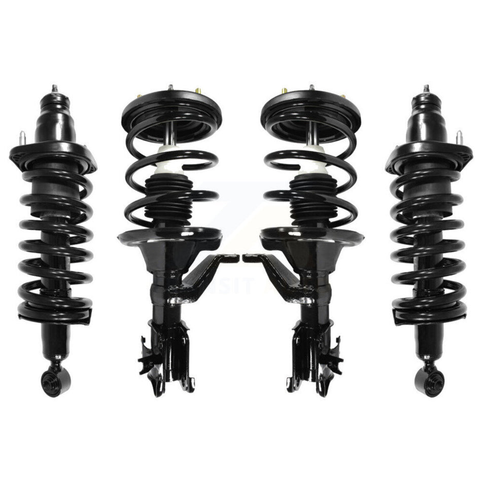 Front Rear Complete Suspension Shocks Strut And Coil Spring Mount Assemblies Kit For Honda Civic Excludes Hybrid Si Models K78A-100407