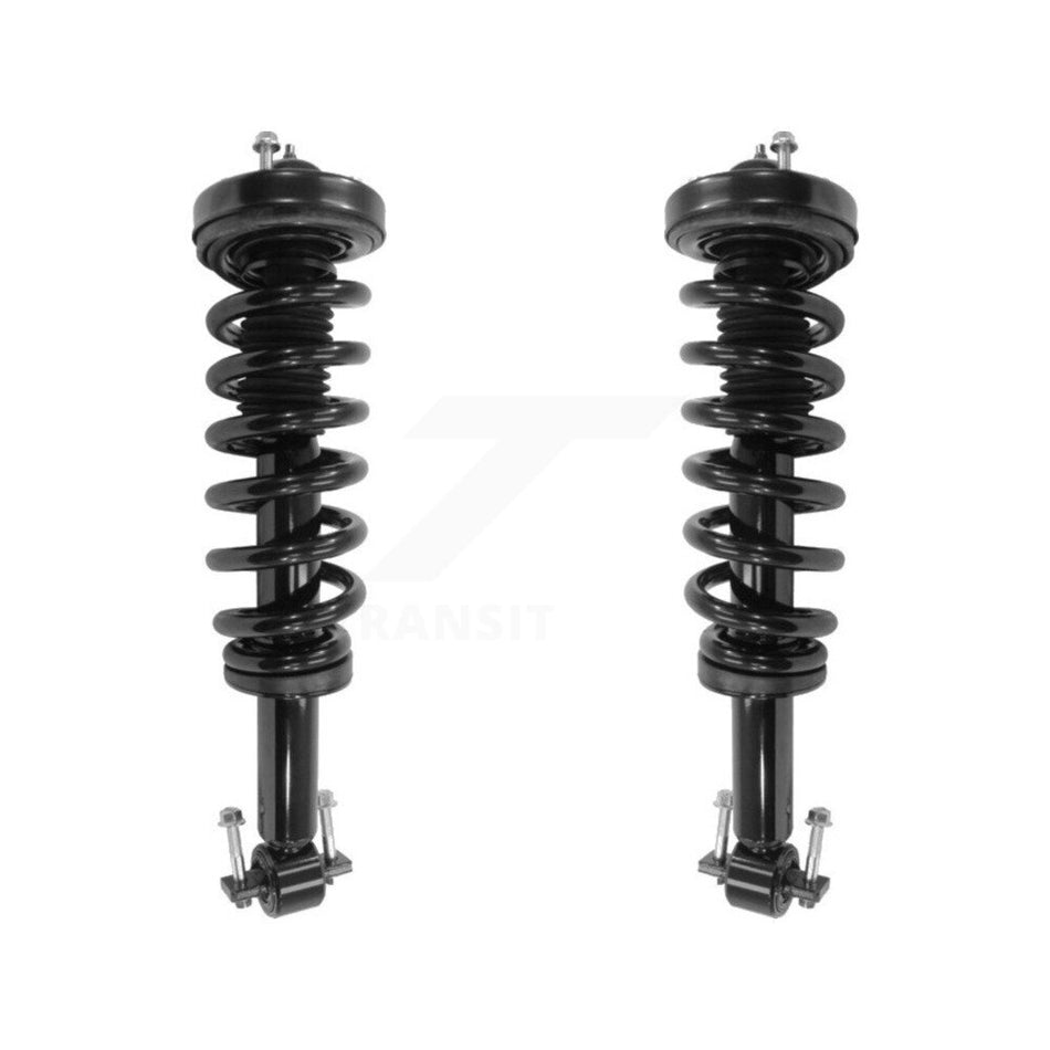 Front Complete Suspension Shocks Strut And Coil Spring Mount Assemblies Kit For 2015-2020 Ford F-150 4WD Excludes Rear Wheel Drive K78A-100423