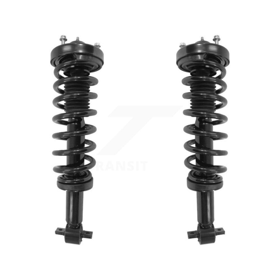 Front Complete Shocks Strut And Coil Spring Mount Assemblies Kit For 2015-2020 Ford F-150 Extended Cab Pickup Crew with RWD Excludes All Wheel Drive Standard K78A-100424