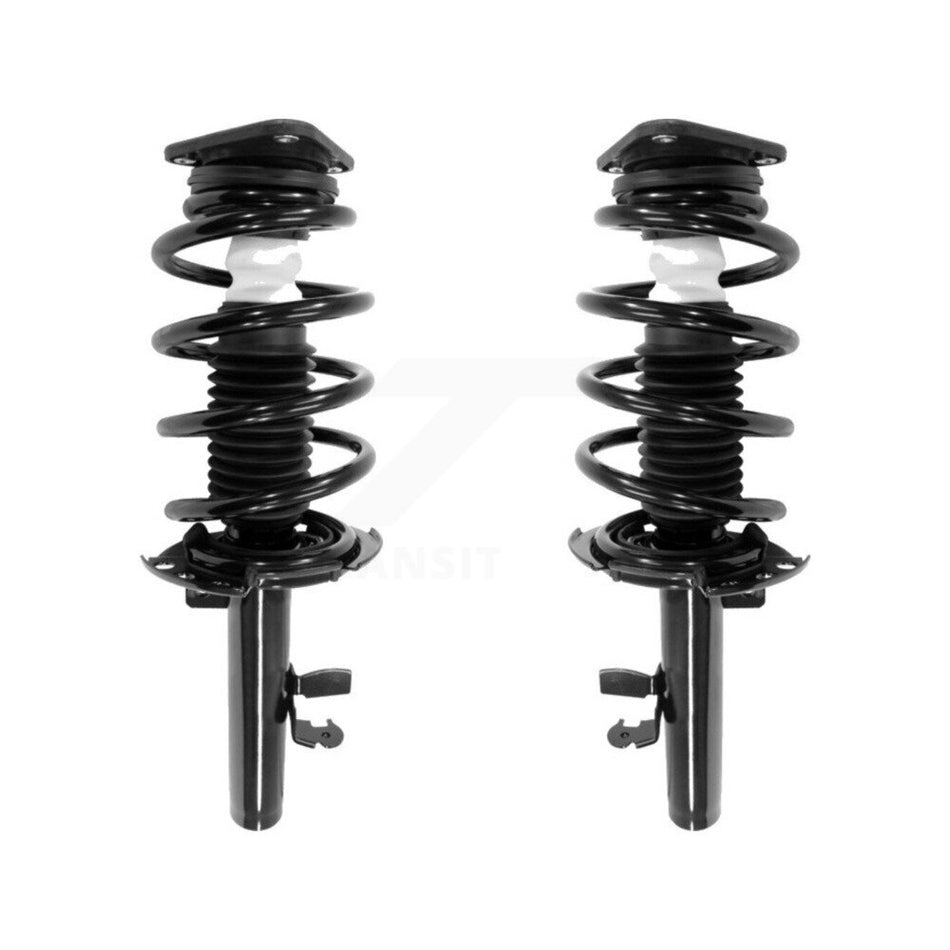Front Complete Suspension Shocks Strut And Coil Spring Mount Assemblies Kit For 2014-2018 Ford Connect K78A-100425