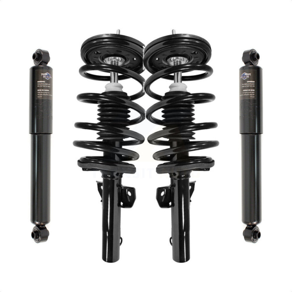 Front Rear Complete Suspension Shocks Strut And Coil Spring Mount Assemblies Kit For Ford Windstar Excludes Handivan Models - Left Right Side (Driver Passenger) K78M-100017 by Transit Auto