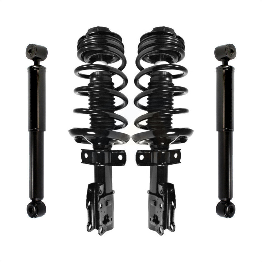 Front Rear Complete Suspension Shocks Strut And Coil Spring Mount Assemblies Kit For Saturn Ion Excludes Redline Models - Left Right Side (Driver Passenger) K78M-100025 by Transit Auto