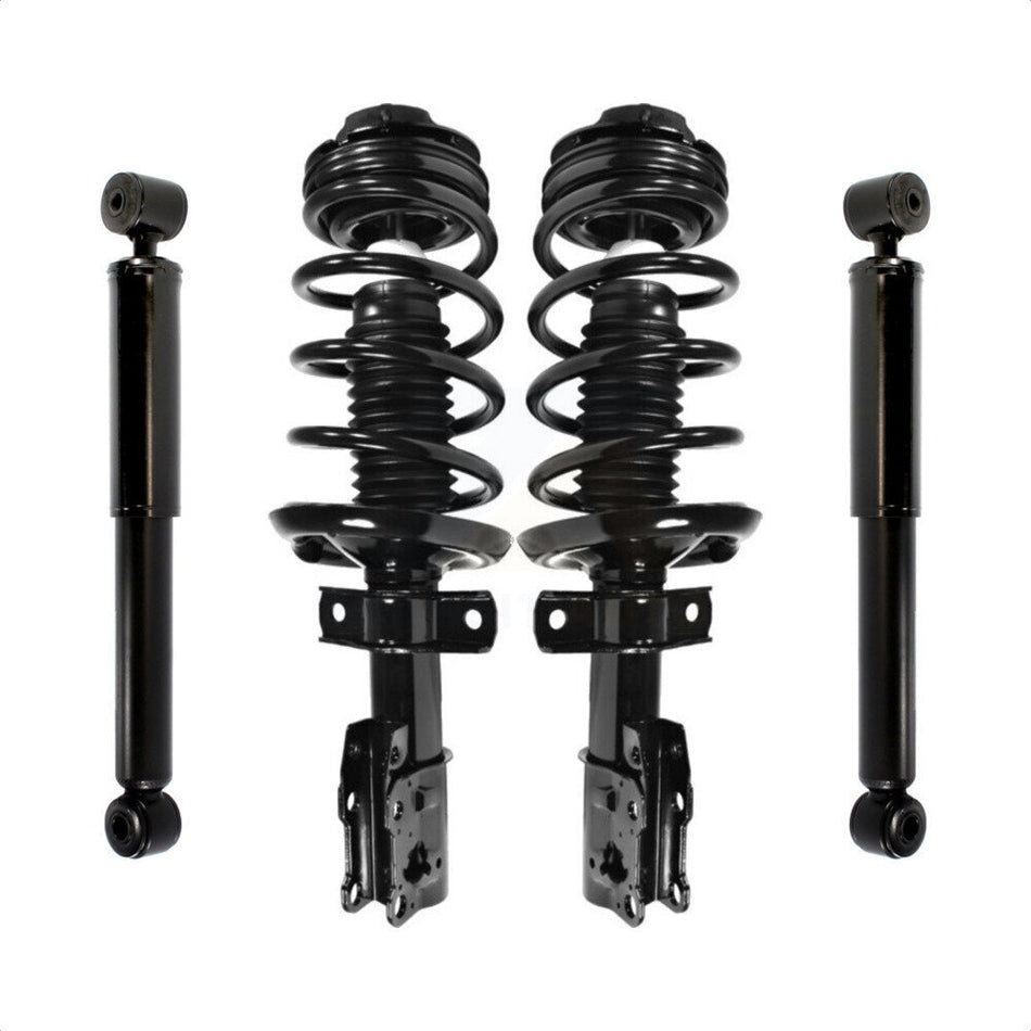 Front Rear Complete Suspension Shocks Strut And Coil Spring Mount Assemblies Kit For Saturn Ion Excludes Redline Models - Left Right Side (Driver Passenger) K78M-100025 by Transit Auto