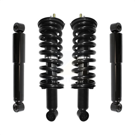 Front Rear Complete Suspension Shocks Strut And Coil Spring Mount Assemblies Kit For Nissan Pathfinder - Left Right Side (Driver Passenger) K78M-100026 by Transit Auto