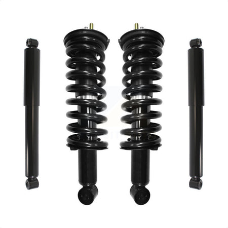 Front Rear Complete Suspension Shocks Strut And Coil Spring Mount Assemblies Kit For Nissan Xterra - Left Right Side (Driver Passenger) K78M-100027 by Transit Auto