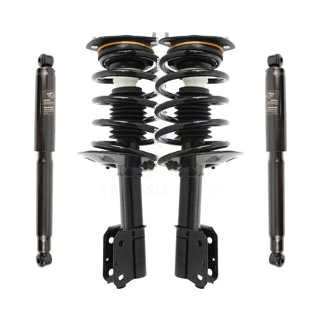 Front Rear Complete Suspension Shocks Strut And Coil Spring Mount Assemblies Kit For 2001-2005 Pontiac Aztek FWD - Left Right Side (Driver Passenger) K78M-100028 by Transit Auto