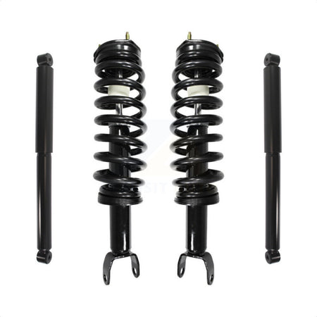 Front Rear Complete Shocks Strut Coil Spring Kit For 2006-2008 Dodge Ram 1500 Standard Cab Pickup Crew with 4WD Excludes Wheel Drive TRX4 Models SRT-10 K78M-100030 by Transit Auto