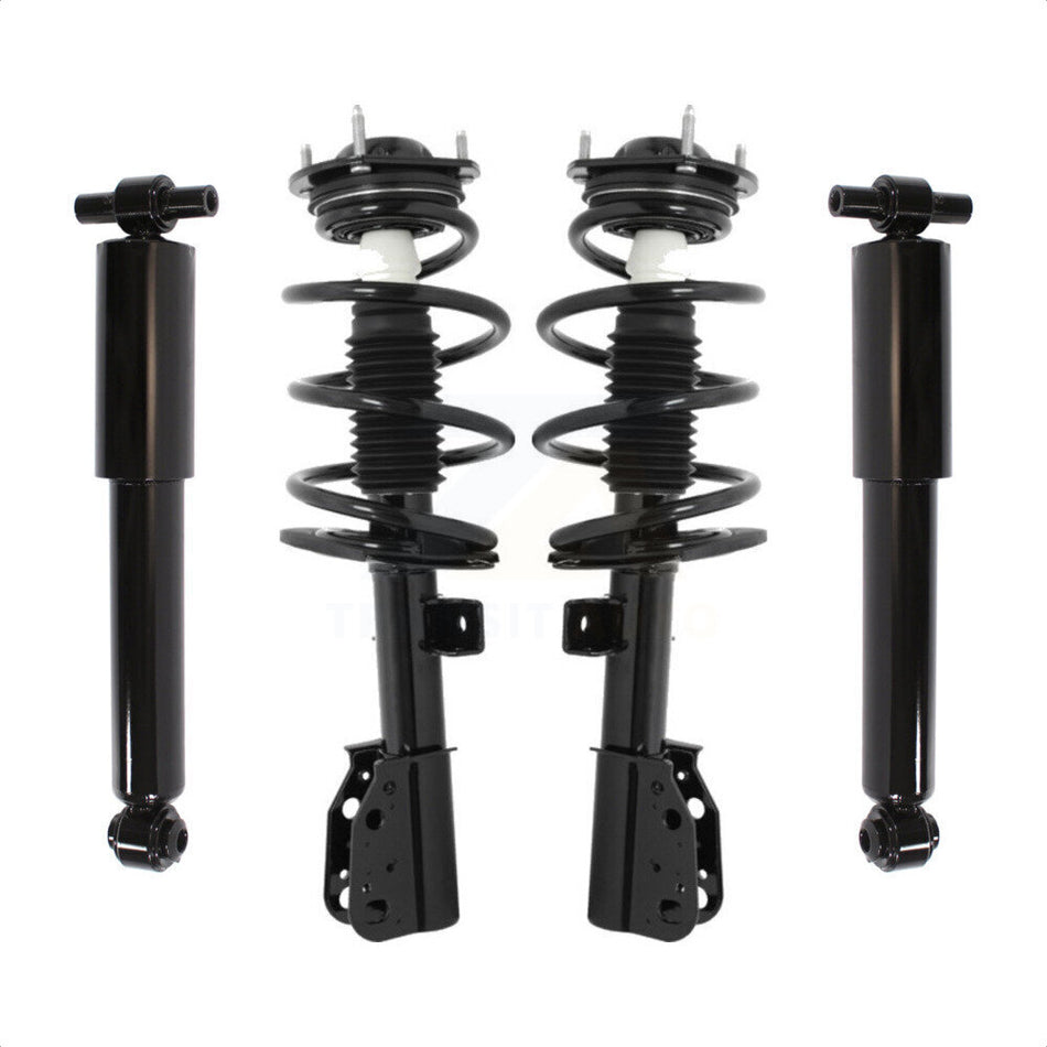 Front Rear Complete Suspension Shocks Strut And Coil Spring Mount Assemblies Kit For Chevrolet Traverse GMC Acadia Buick Enclave Limited - Left Right Side (Driver Passenger) K78M-100031 by Transit Auto