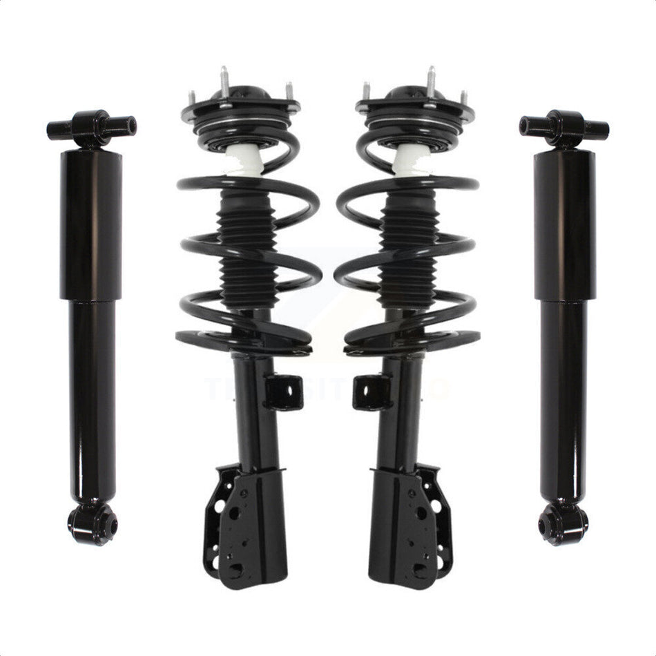 Front Rear Complete Suspension Shocks Strut And Coil Spring Mount Assemblies Kit For Chevrolet Traverse GMC Acadia Buick Enclave Limited - Left Right Side (Driver Passenger) K78M-100031