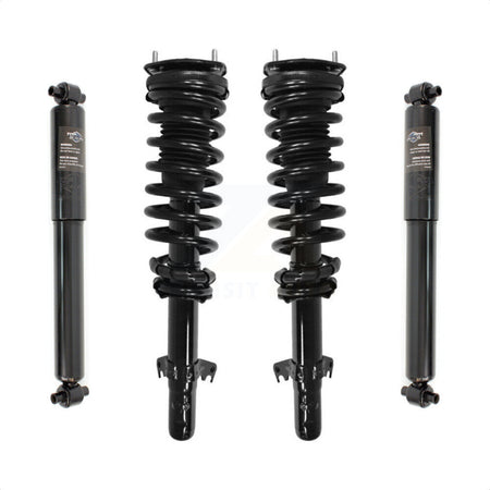 Front Rear Complete Suspension Shocks Strut And Coil Spring Mount Assemblies Kit For Ford Fusion Mazda 6 Lincoln MKZ Mercury Milan Zephyr - Left Right Side (Driver Passenger) K78M-100039 by Transit Auto