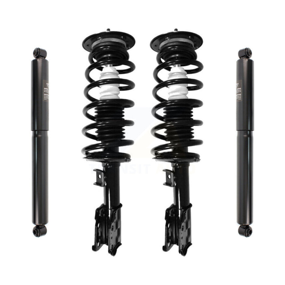 Front Rear Complete Suspension Shocks Strut And Coil Spring Mount Assemblies Kit For Chevrolet Equinox Pontiac Torrent - Left Right Side (Driver Passenger) K78M-100076
