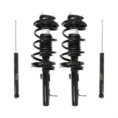 Front Rear Complete Suspension Shocks Strut And Coil Spring Mount Assemblies Kit For Ford Focus Excludes SVT Models - Left Right Side (Driver Passenger) K78M-100078 by Transit Auto