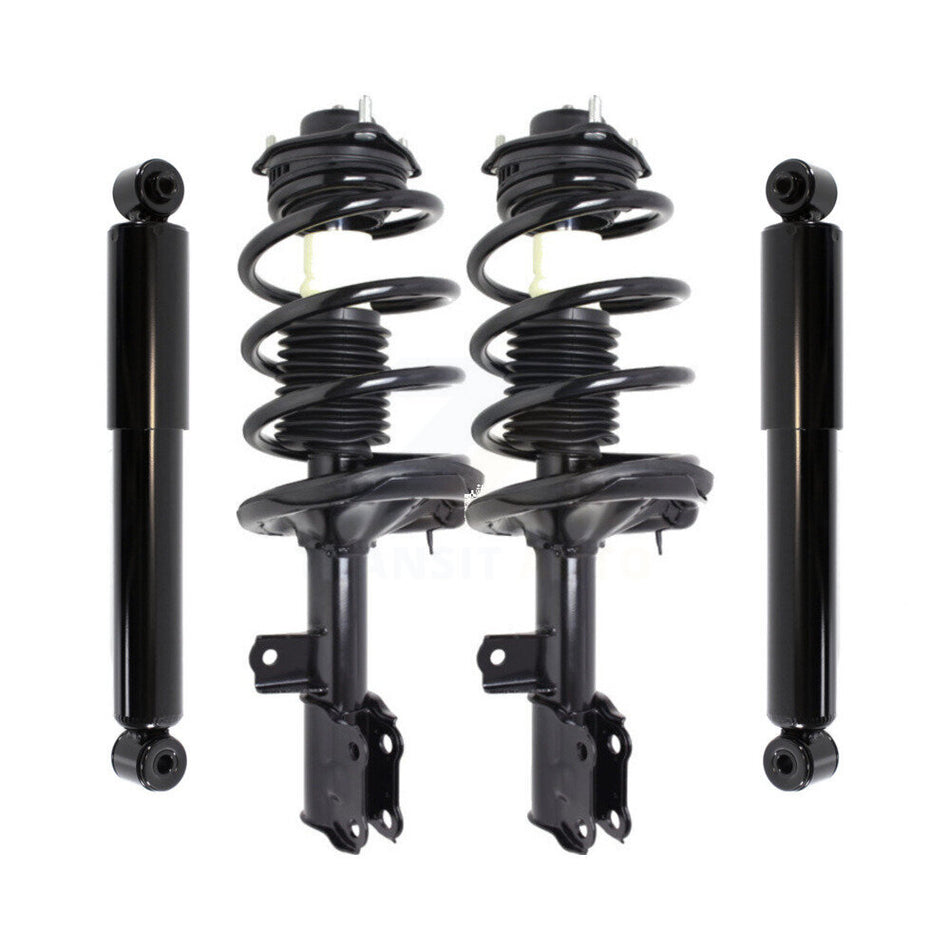 Front Rear Complete Suspension Shocks Strut And Coil Spring Mount Assemblies Kit For Kia Forte Koup Forte5 - Left Right Side (Driver Passenger) K78M-100085