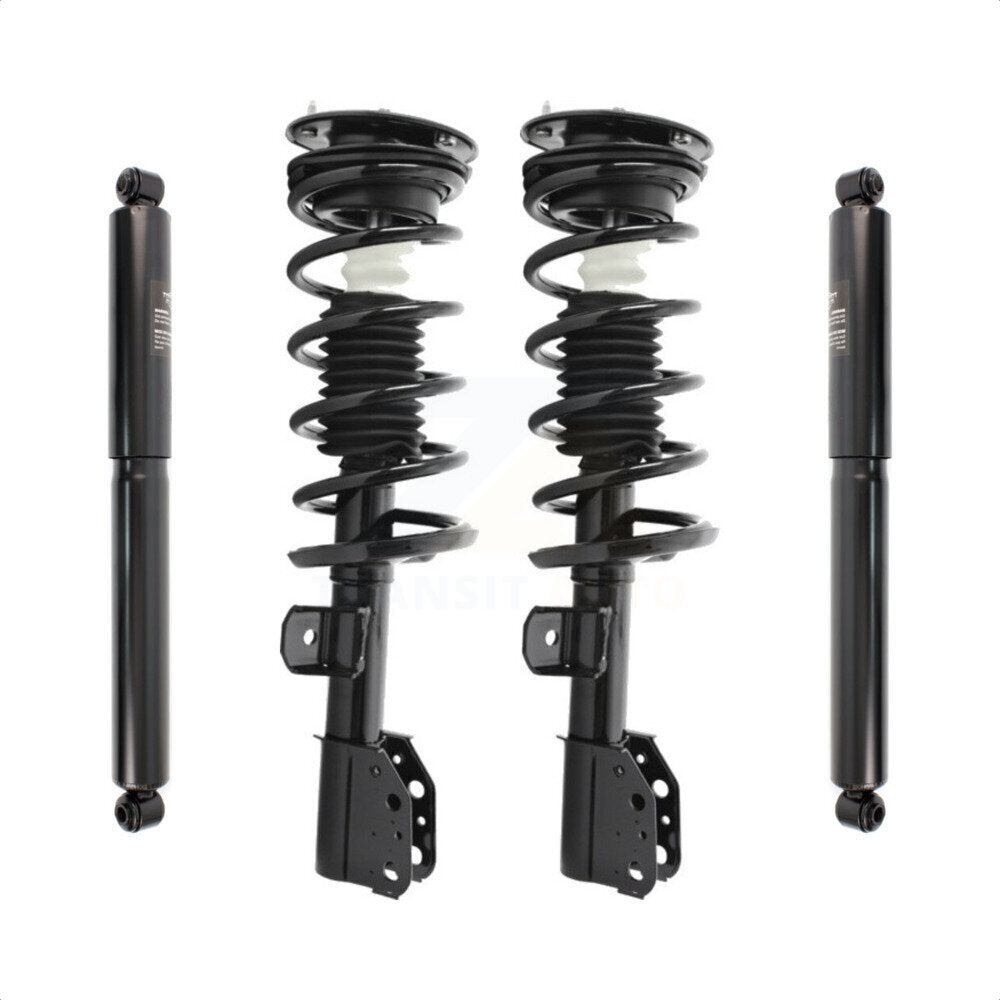 Front Rear Complete Suspension Shocks Strut And Coil Spring Mount Assemblies Kit For 2002-2007 Saturn Vue - Left Right Side (Driver Passenger) K78M-100091 by Transit Auto