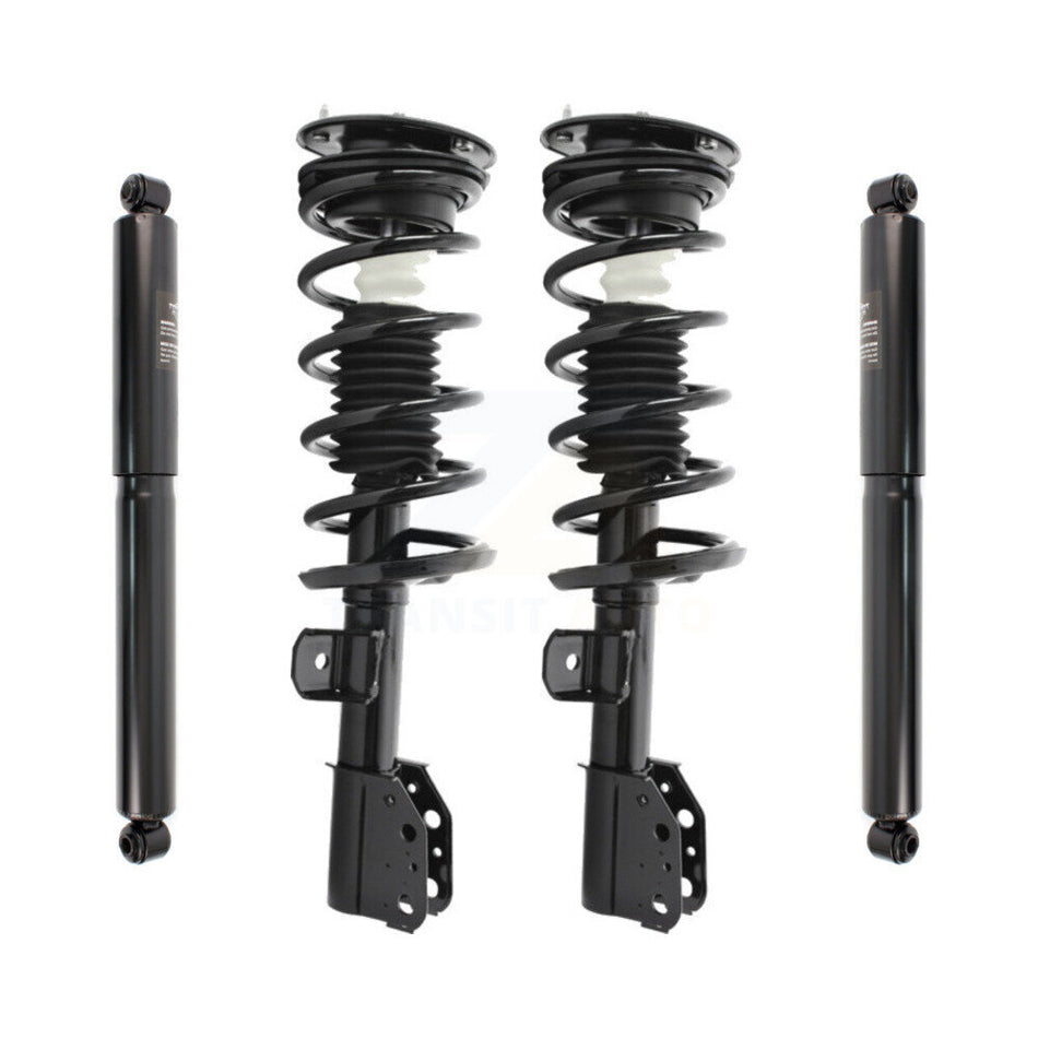 Front Rear Complete Suspension Shocks Strut And Coil Spring Mount Assemblies Kit For 2002-2007 Saturn Vue - Left Right Side (Driver Passenger) K78M-100091