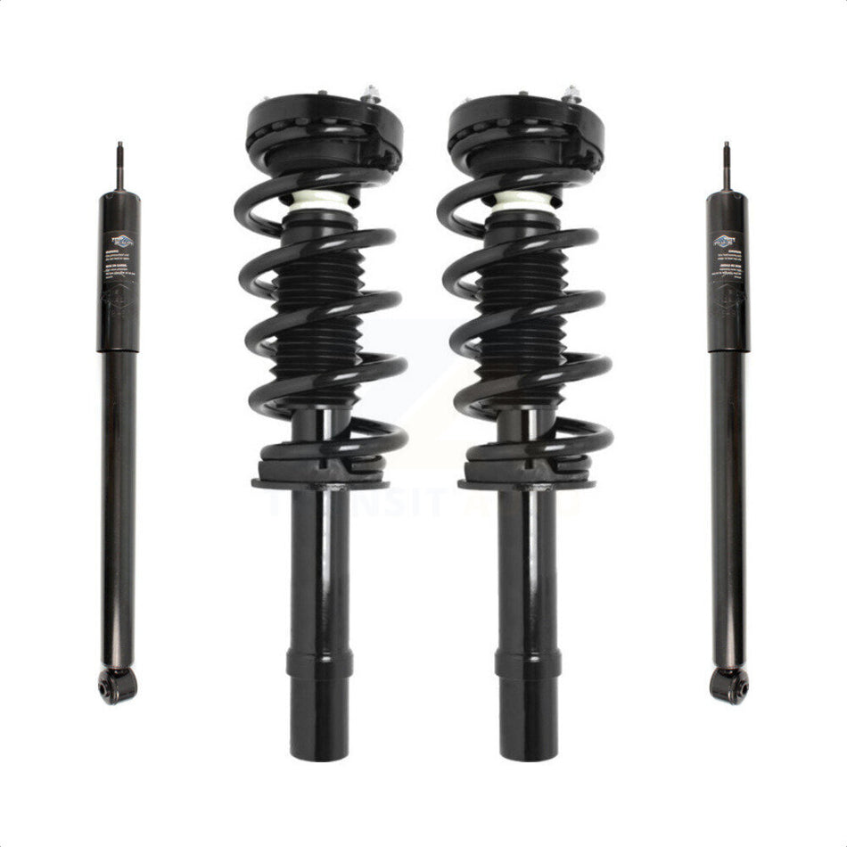 Front Rear Complete Suspension Shocks Strut And Coil Spring Mount Assemblies Kit For Chrysler 300 Excludes Wheel Drive V8 Engine - Left Right Side (Driver Passenger) K78M-100095 by Transit Auto