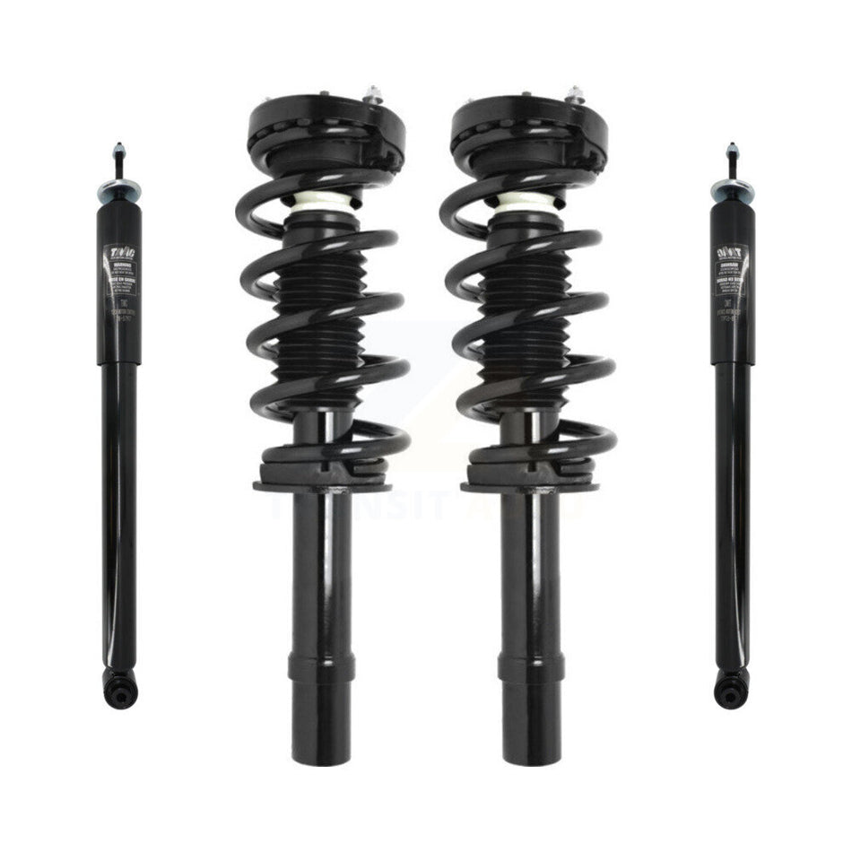 Front Rear Complete Suspension Shocks Strut And Coil Spring Mount Assemblies Kit For Chrysler 300 Excludes Wheel Drive V8 Engine - Left Right Side (Driver Passenger) K78M-100095