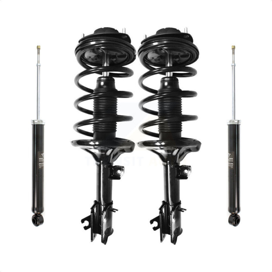 Front Rear Complete Suspension Shocks Strut And Coil Spring Mount Assemblies Kit For 2001-2006 Hyundai Santa Fe - Left Right Side (Driver Passenger) K78M-100096 by Transit Auto