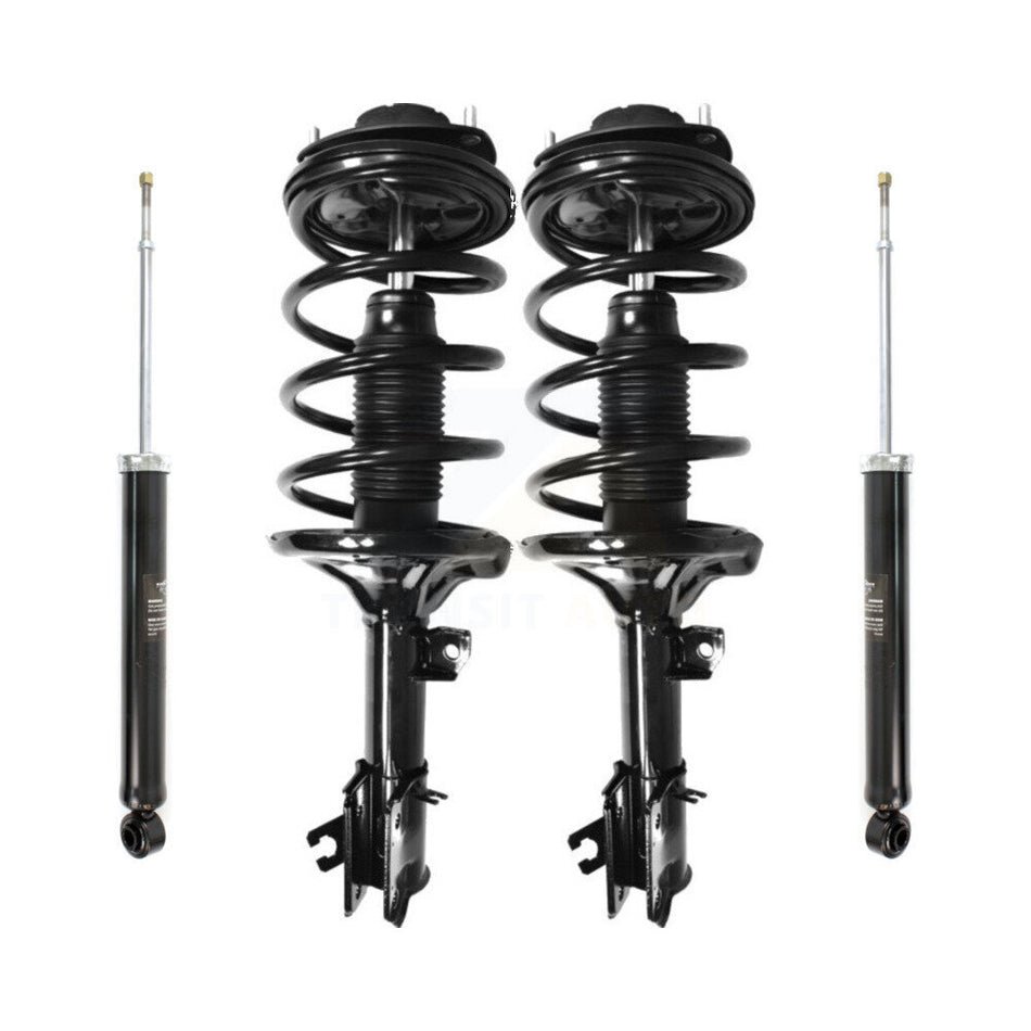 Front Rear Complete Suspension Shocks Strut And Coil Spring Mount Assemblies Kit For 2001-2006 Hyundai Santa Fe - Left Right Side (Driver Passenger) K78M-100096