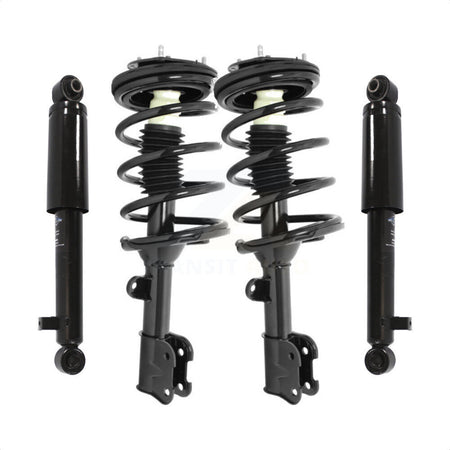 Front Rear Complete Suspension Shocks Strut And Coil Spring Mount Assemblies Kit For 2007-2009 Hyundai Santa Fe - Left Right Side (Driver Passenger) K78M-100097 by Transit Auto